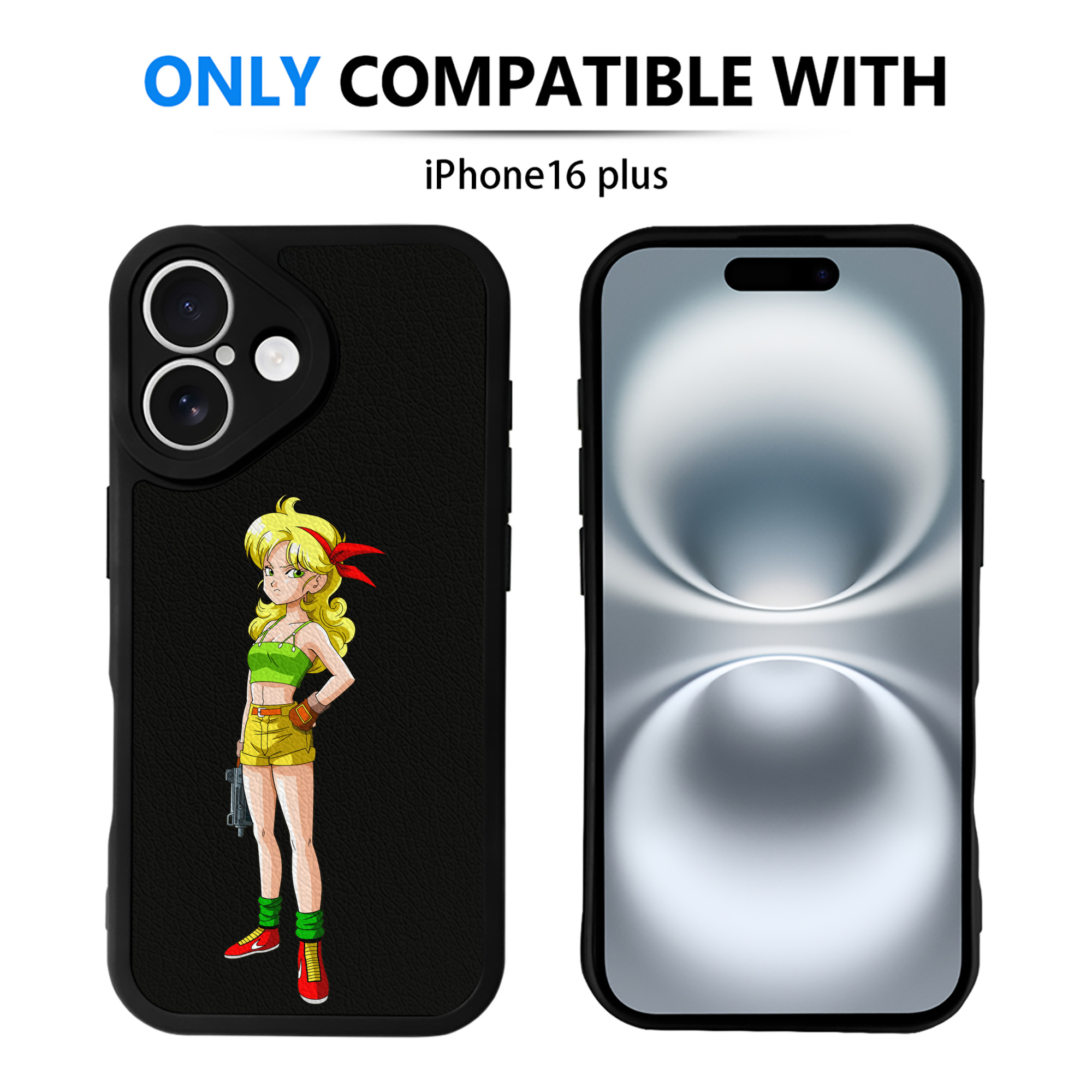 （画像用） ドラゴンボール DRAGON BALL 【iPhone 16シリーズ対応】シリコンスマホケース（レザー調） 材質：シリコン